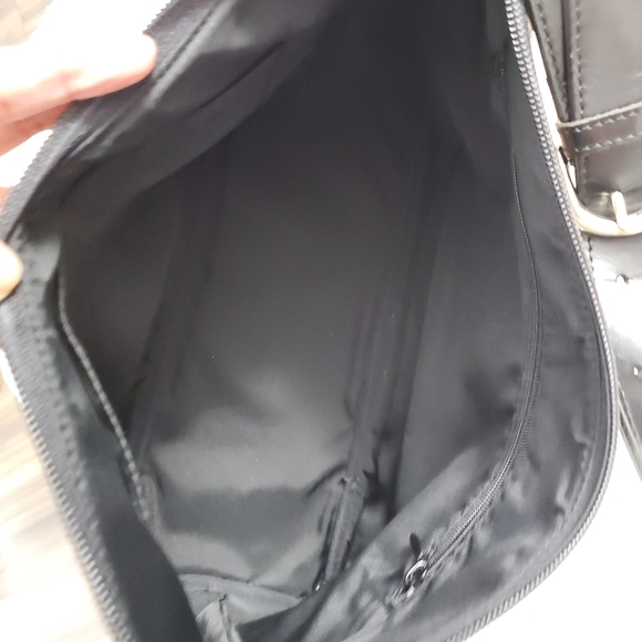 Authentic Burberry plaid horseferry nylon shoulder bag - Picture 14 of 16